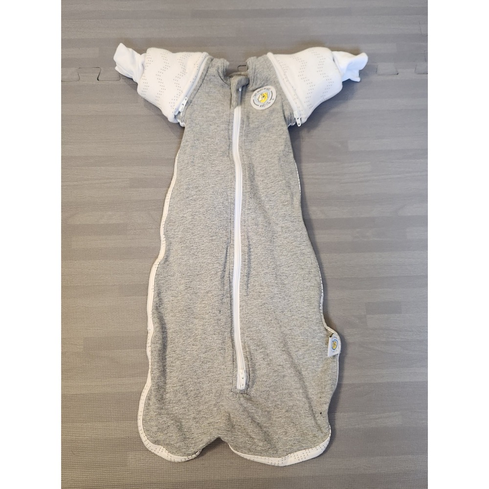 Two Baby Bears and Co Sleeves Pod Swaddle Transition Sleep Sack Gray 7-14 lbs